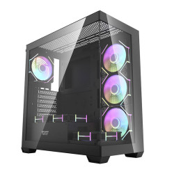 View product Darkflash DS900 computer case (black) + 7 ARGB fans