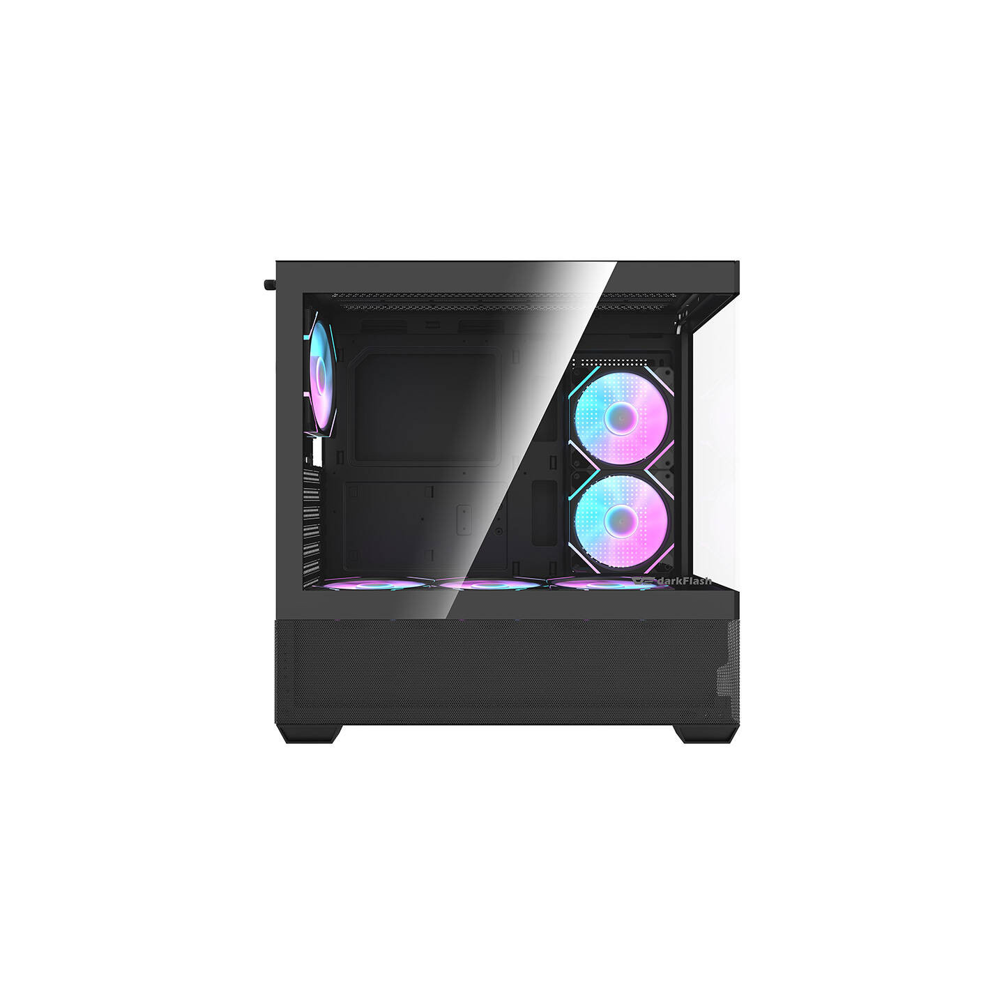 Darkflash DS900 AIR computer case (black) + 6 ARGB fans