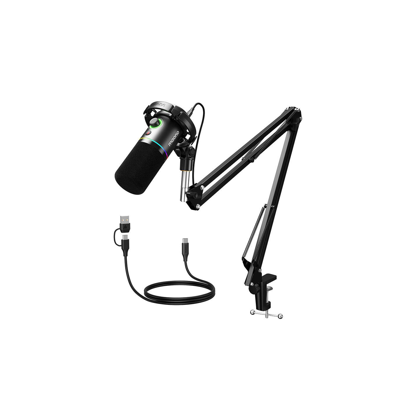 Dynamic Microphone Maono PD200XS (black)