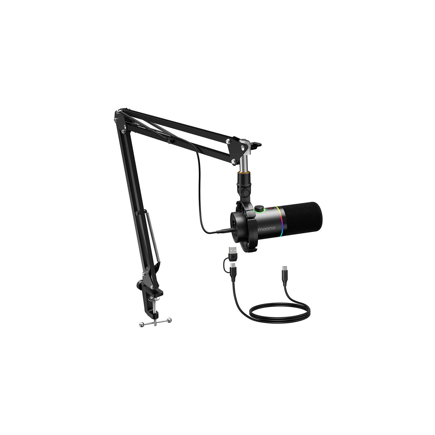 Dynamic Microphone Maono PD200XS (black)