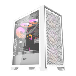 View product Darkflash DRX70 MESH computer case (white) + 4 RGB fans