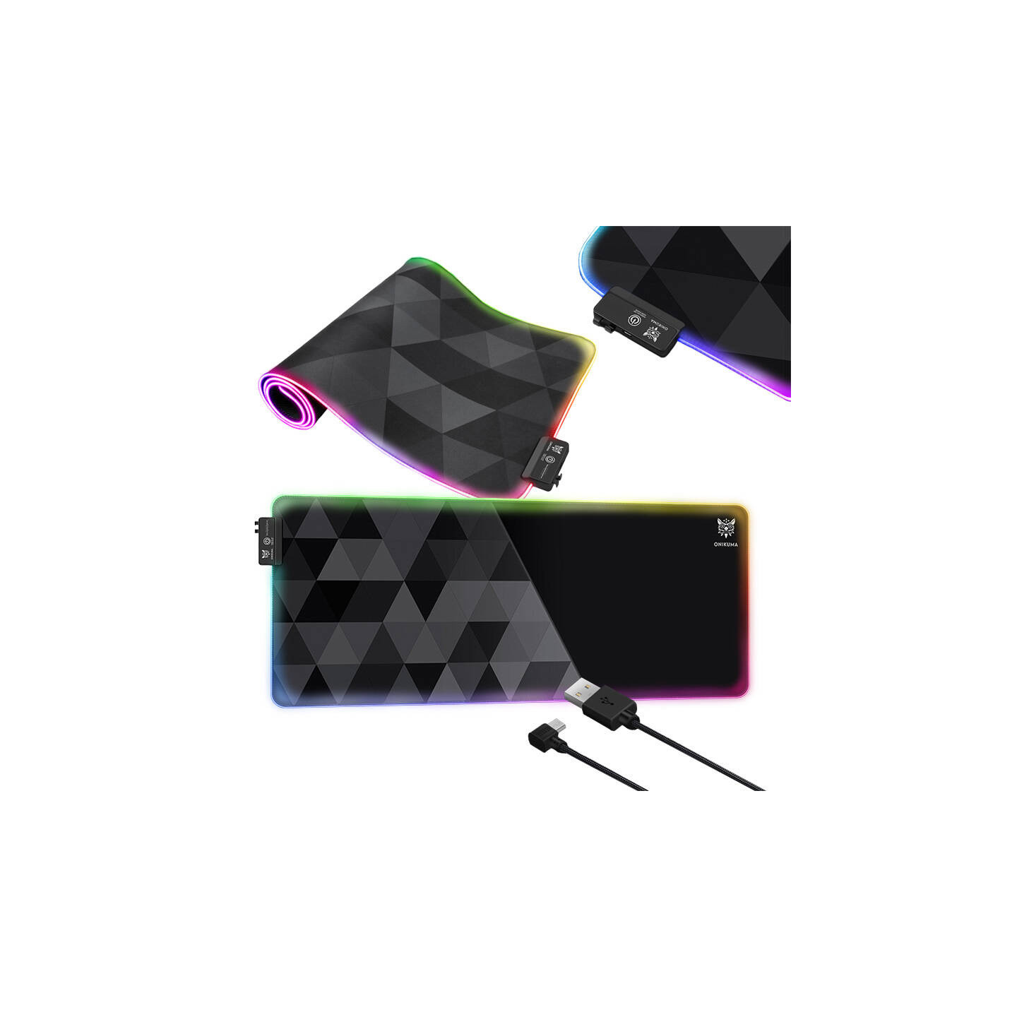 ONIKUMA MP006 RGB Mousepad (Black)