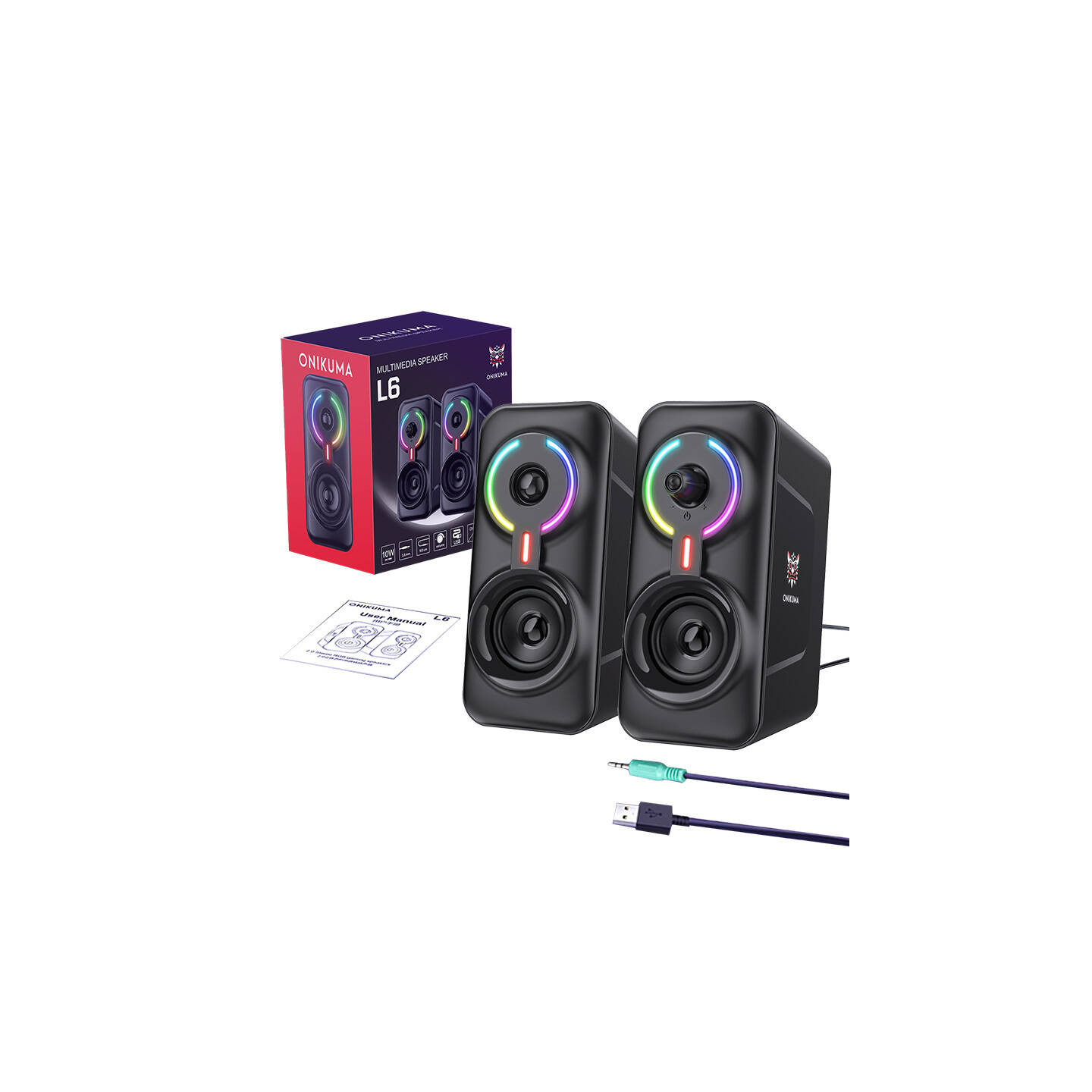 ONIKUMA L6 Multimedia Gaming Speaker with BT5.0