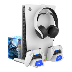 View product Multifunctional PS5/PS5 Slim console stand iPega PG-P5S023 (white)