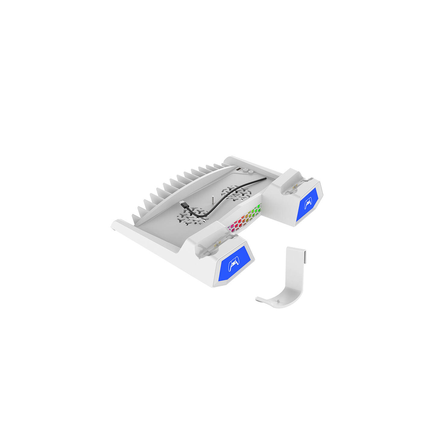 Multifunctional PS5/PS5 Slim console stand iPega PG-P5S023 (white)