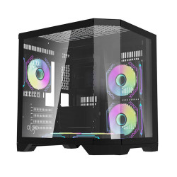View product Darflash FT350 computer case + 5 aRGB fans (black)