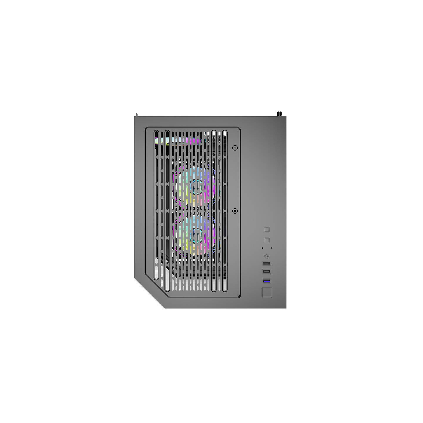 Darflash FT350 computer case + 5 aRGB fans (black)