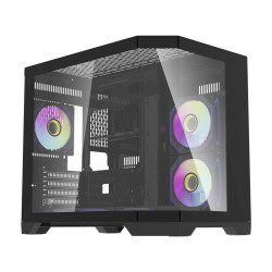 View product Darflash FT418 computer case + 6 aRGB fans (black)
