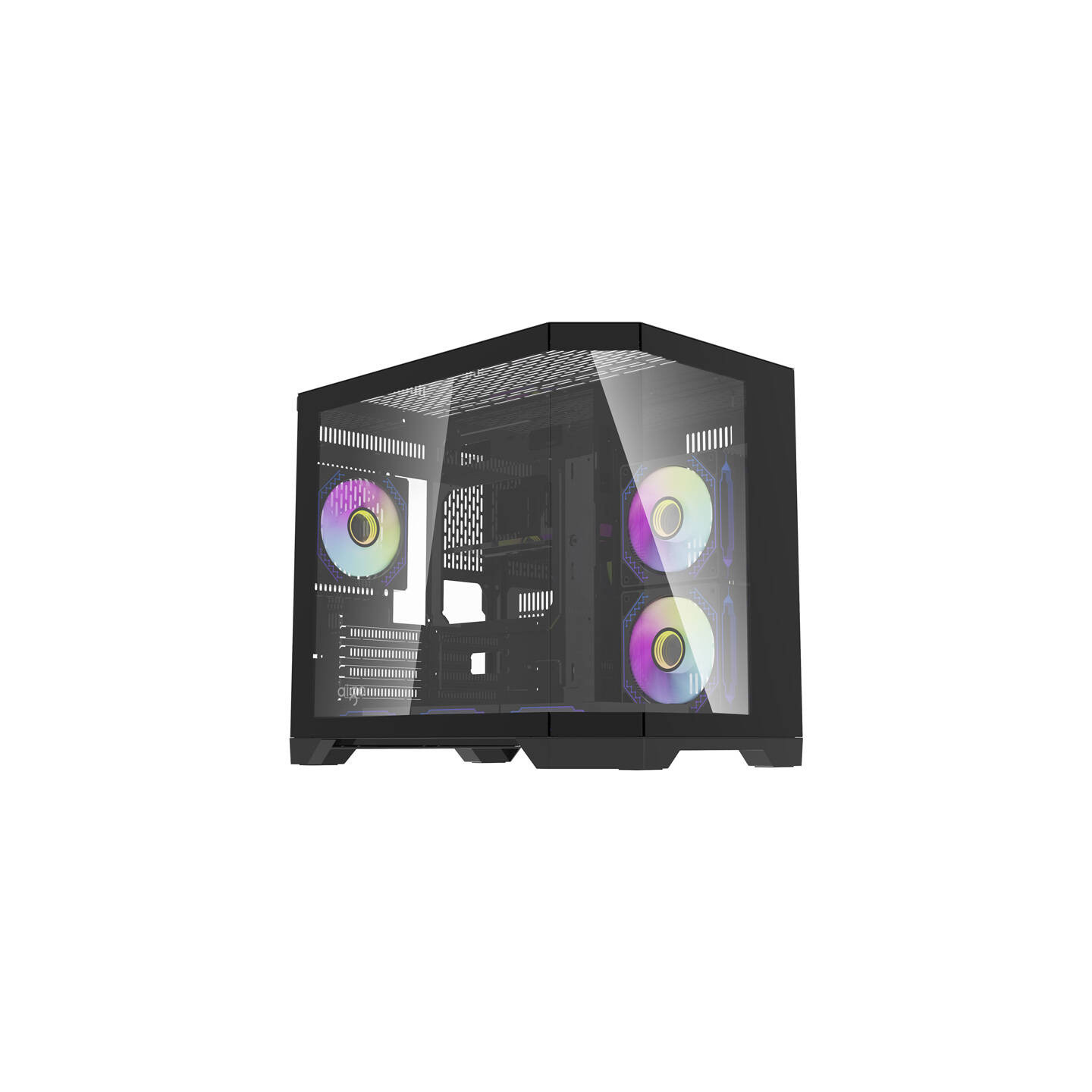 Darflash FT418 computer case + 6 aRGB fans (black)