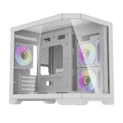 View product Darflash FT418 computer case + 6 aRGB fans (white)