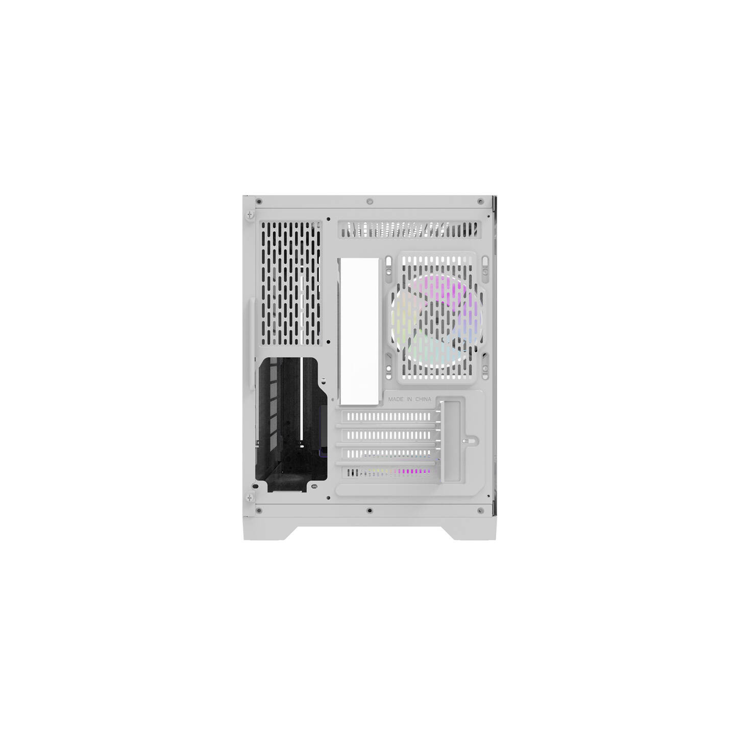 Darflash FT418 computer case + 6 aRGB fans (white)