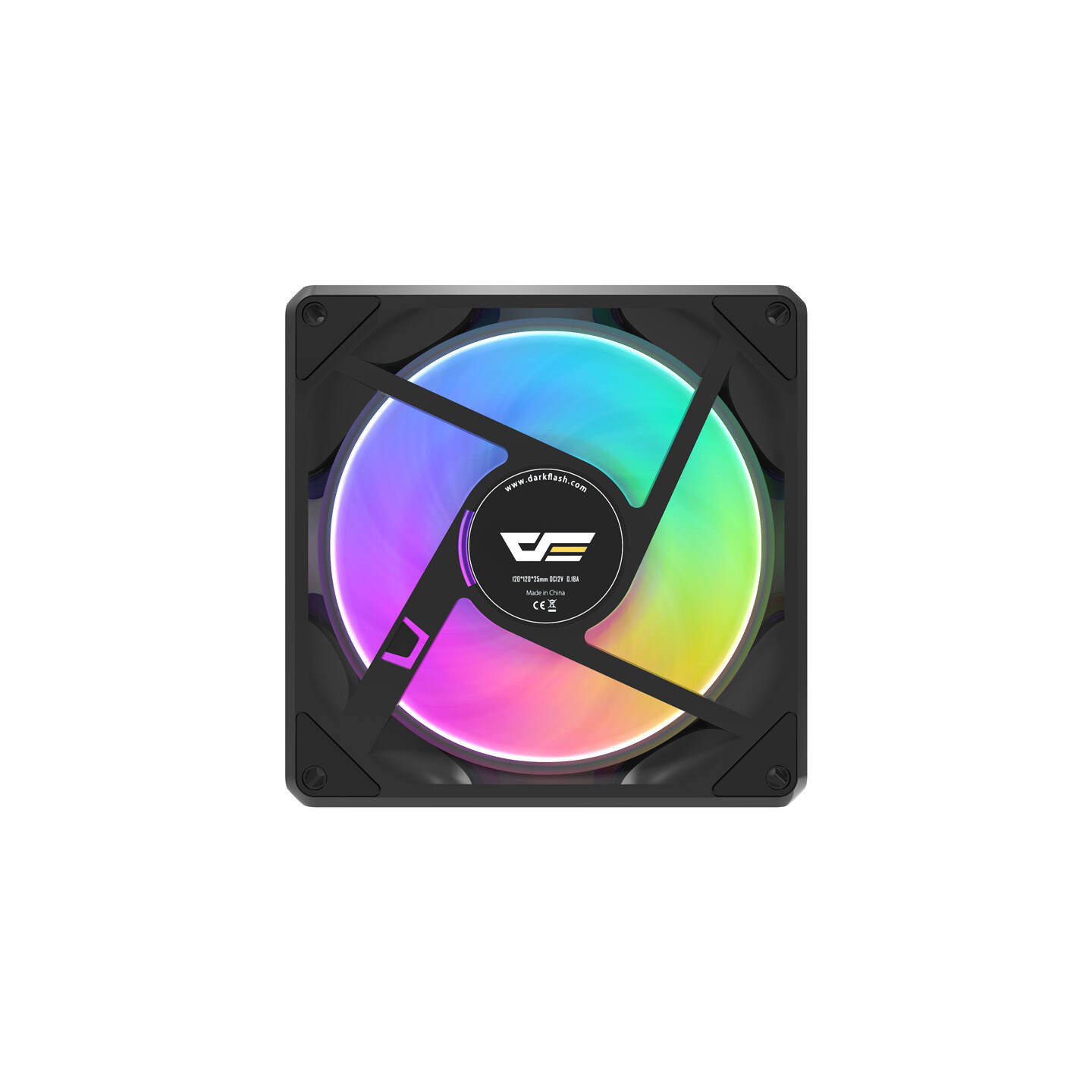 Darkflash Gauss G24 computer fan (black)