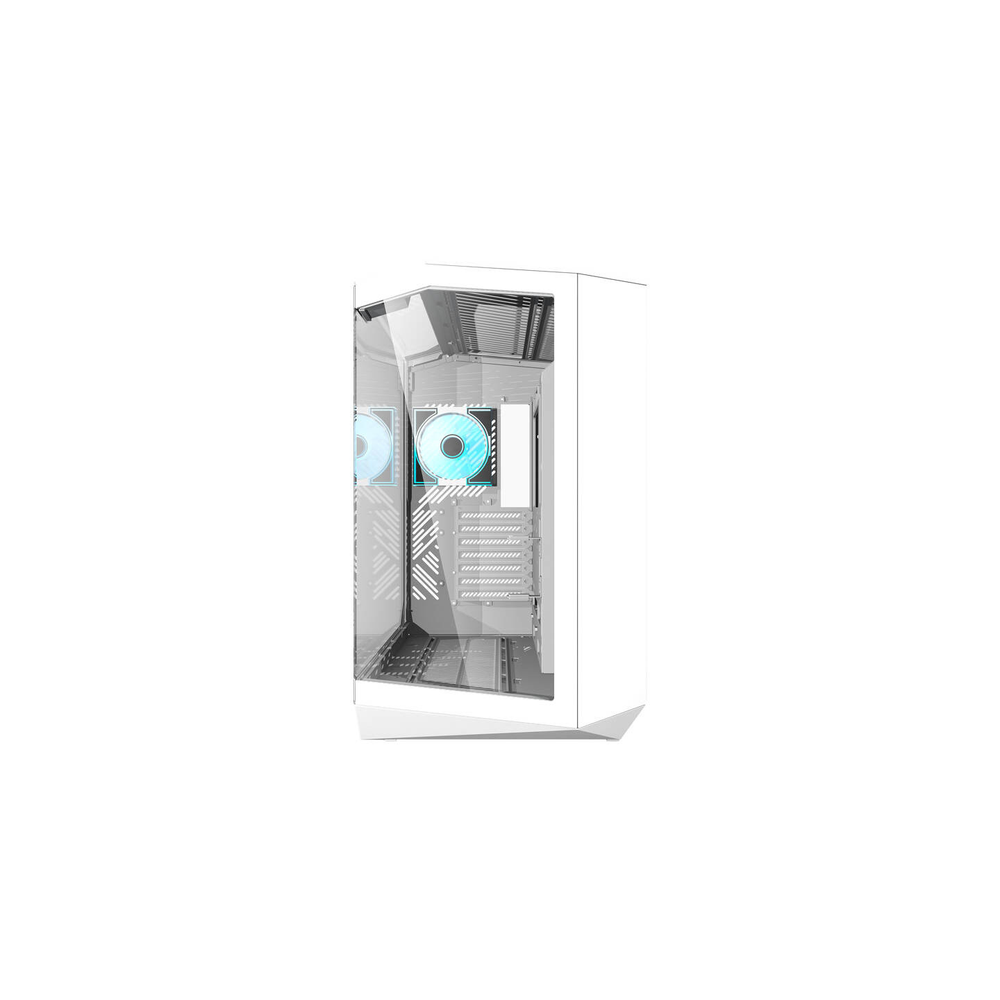 Darkflash DY470 computer case (white) + 4 fans