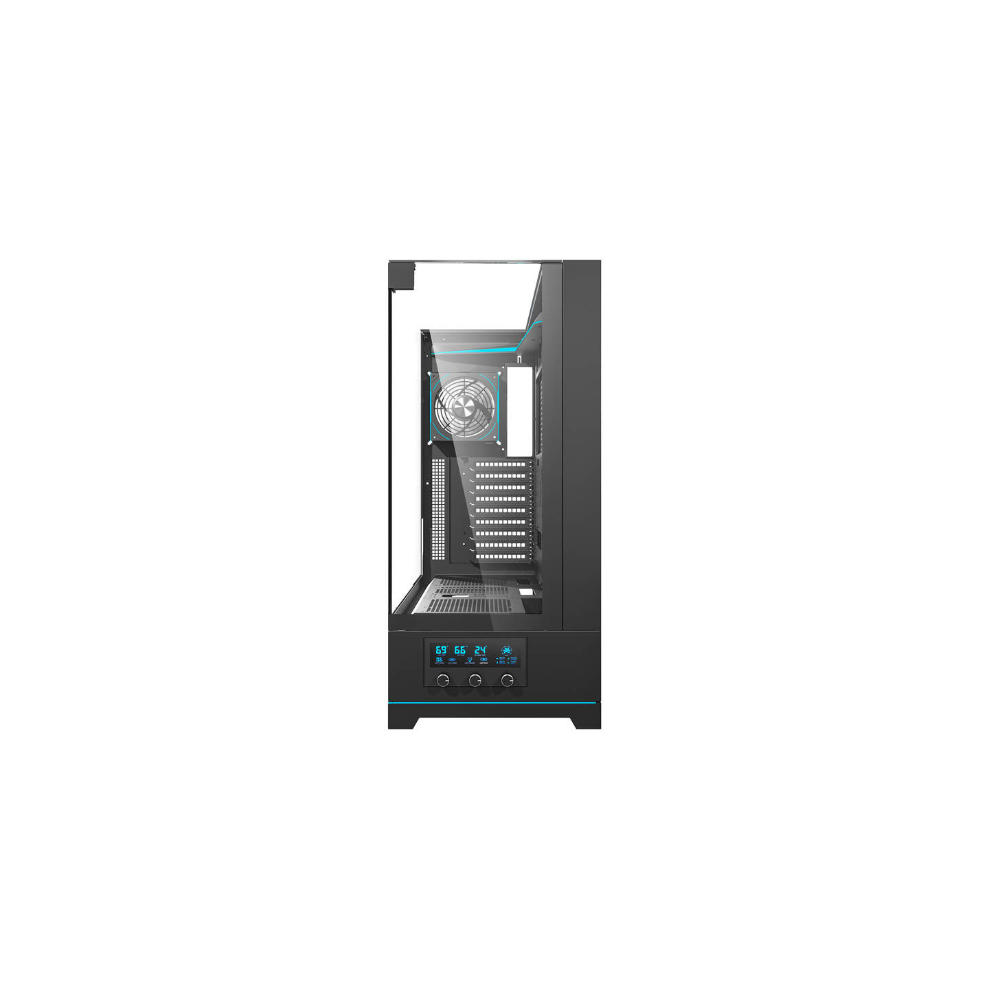 Darkflash DY450L PRO computer case (black) + 1 fan