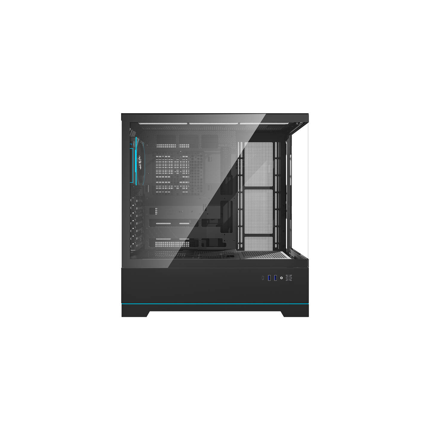 Darkflash DY451 PRO computer case (black) + 1 fan