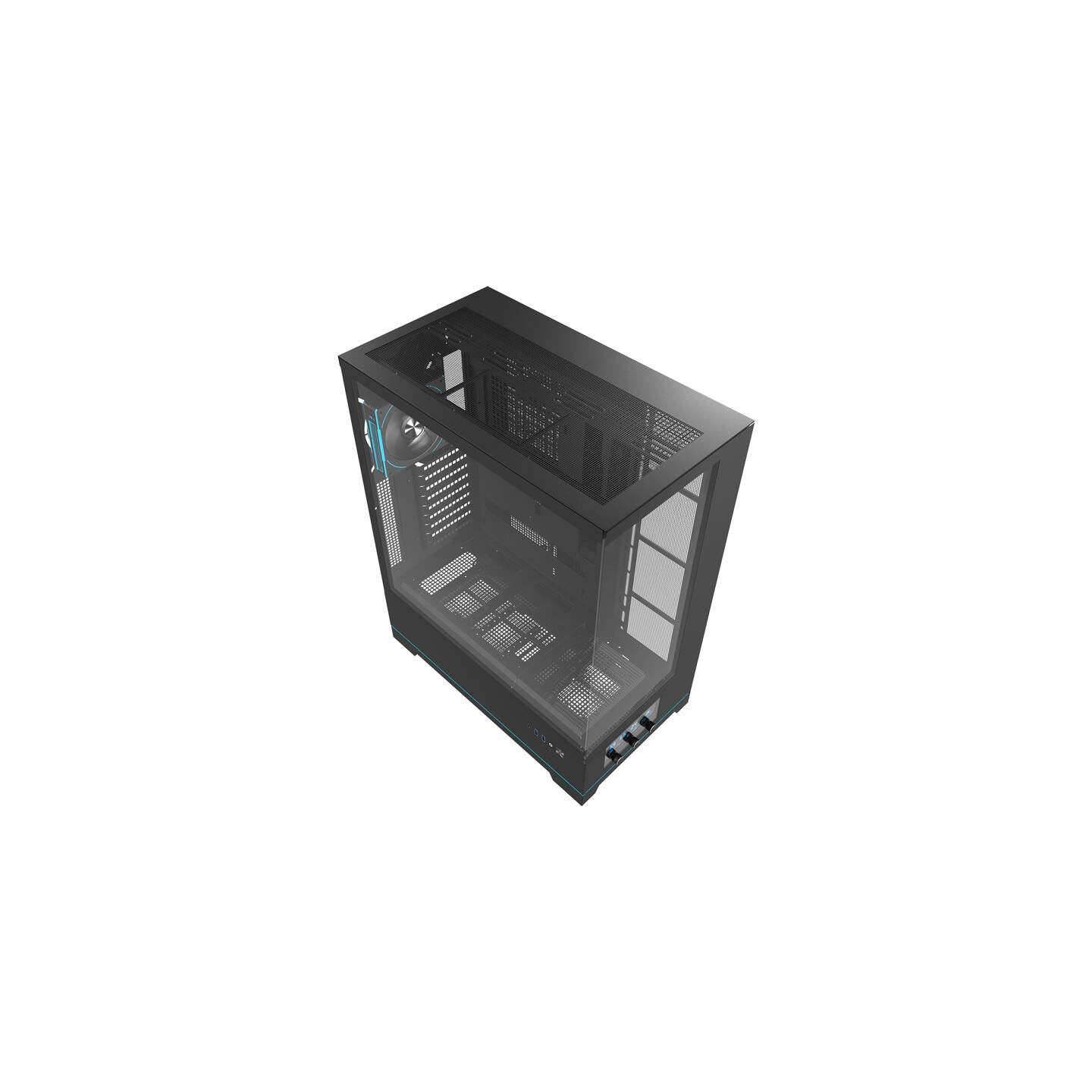 Darkflash DY451L PRO computer case (black) + 1 fan