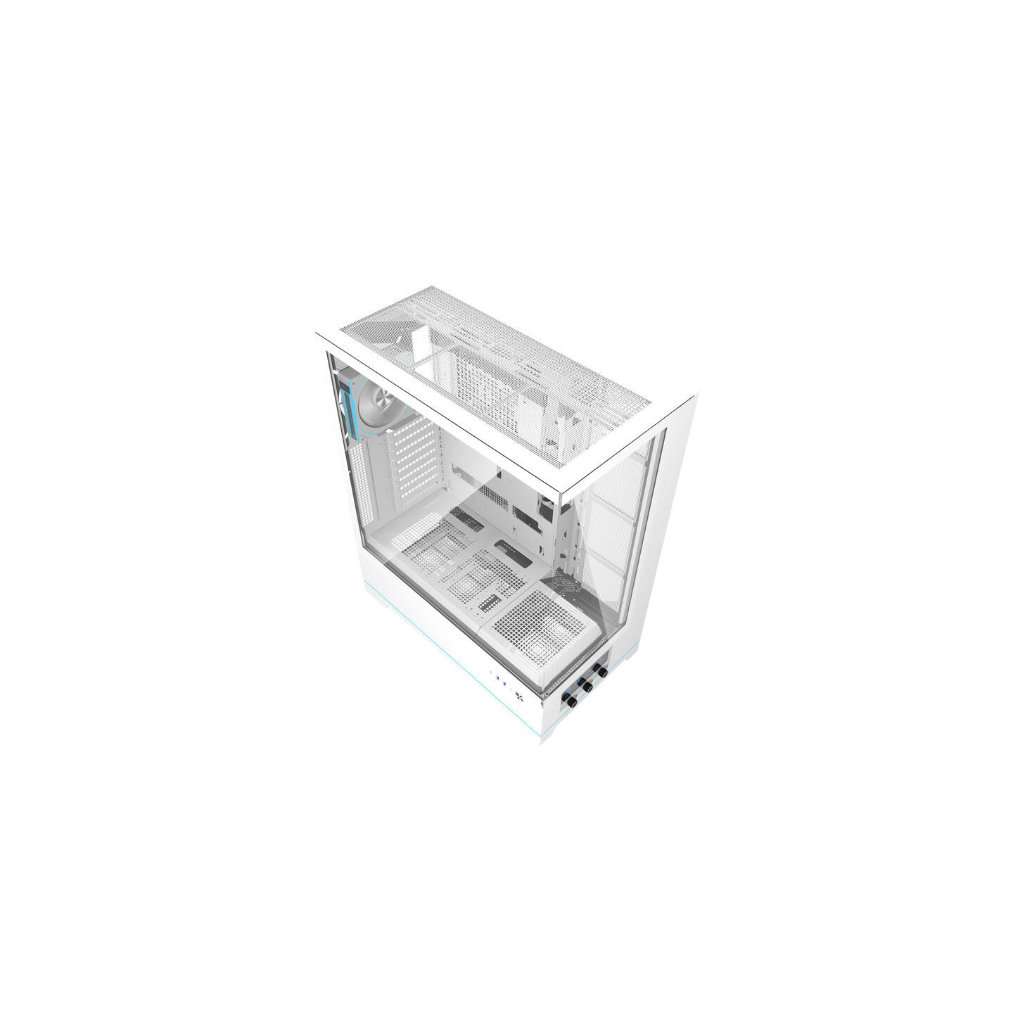 Darkflash DY451L PRO computer case (white) + 1 fan