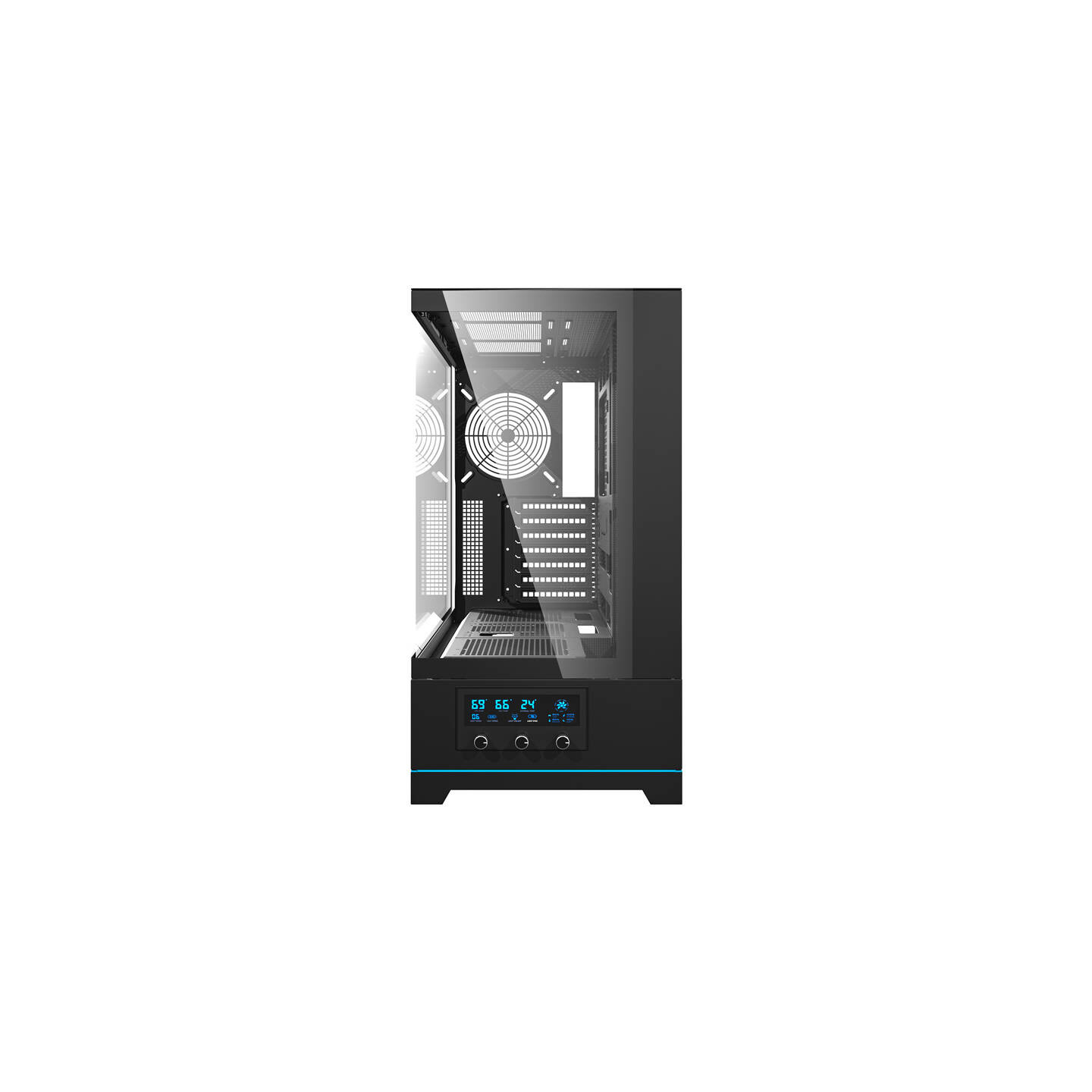 Darkflash DY451 computer case without fans (black)