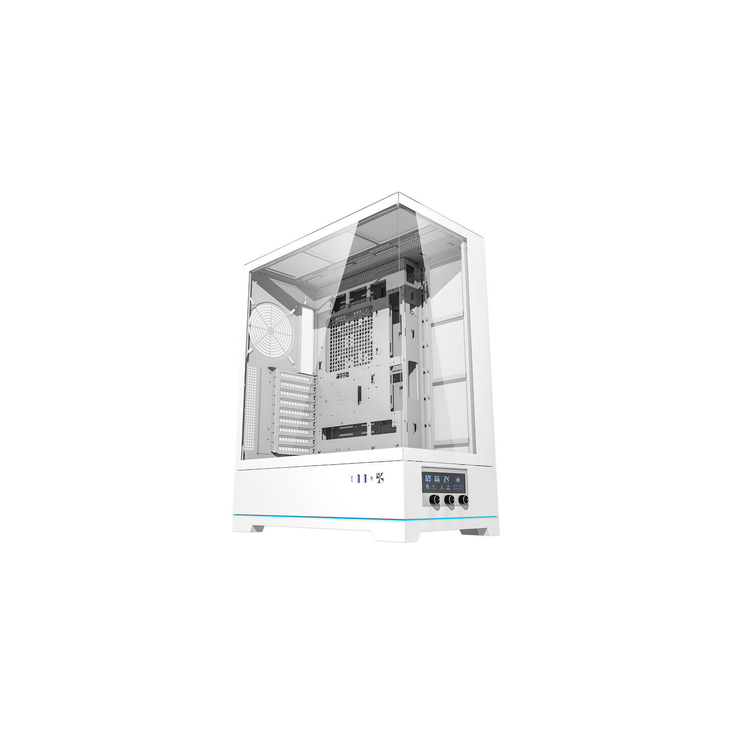 Darkflash DY451L computer case without fans (white)