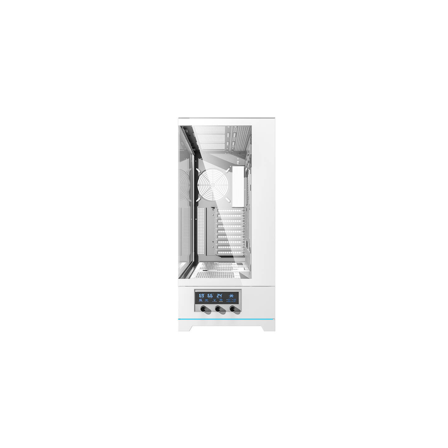Darkflash DY451L computer case without fans (white)