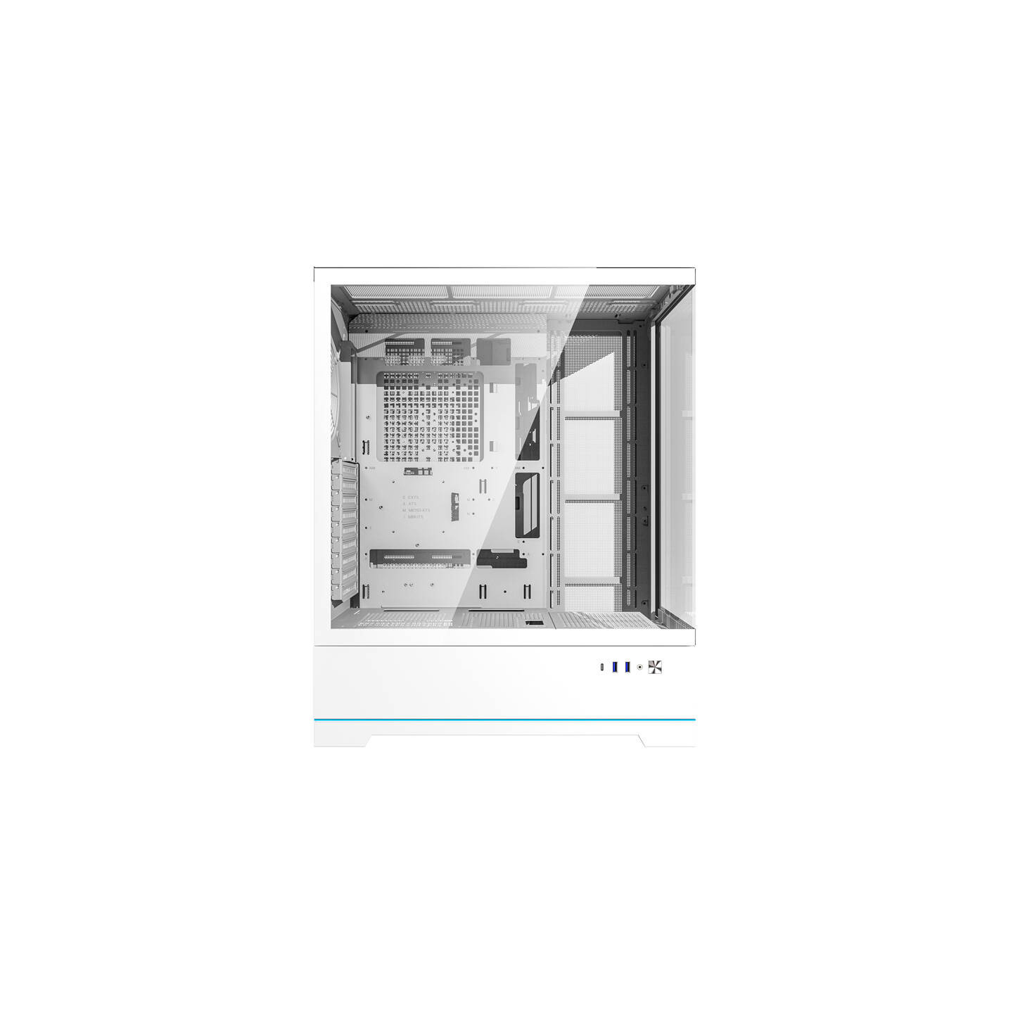 Darkflash DY451L computer case without fans (white)