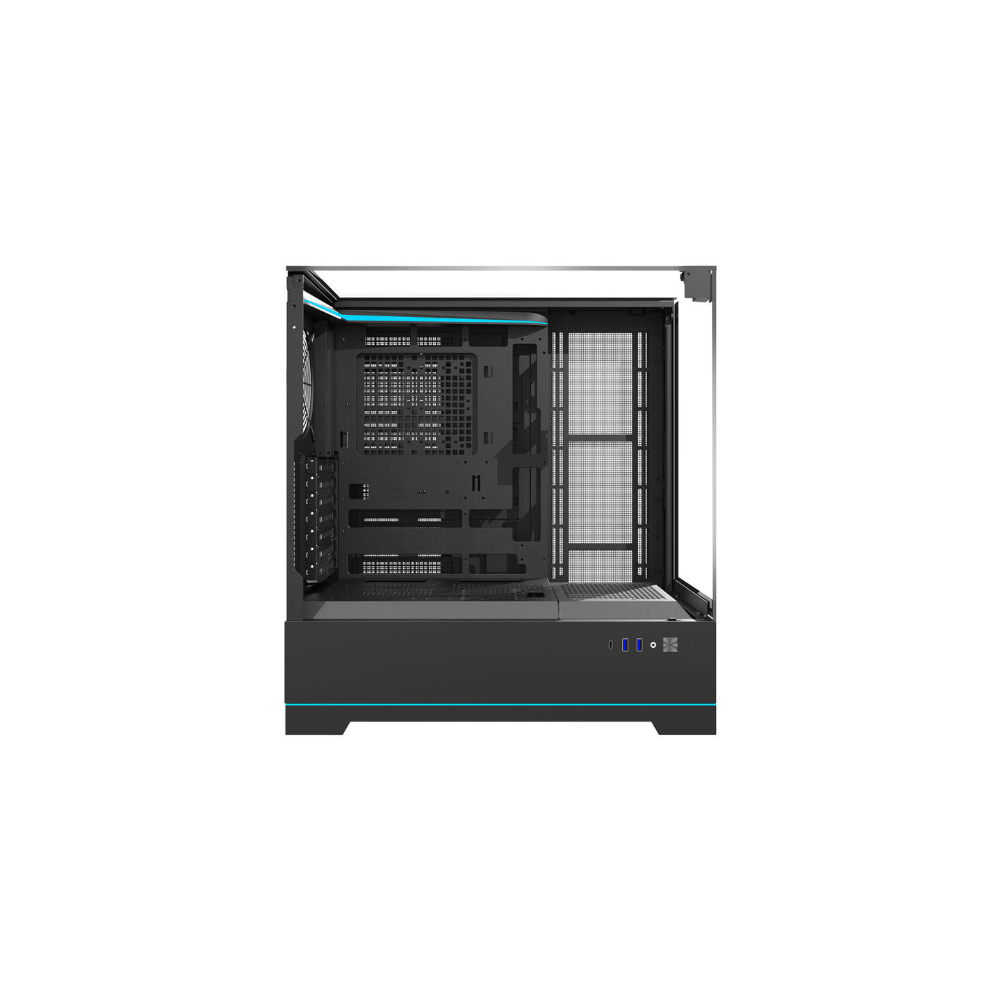 Darkflash DY450 computer case without fans (black)