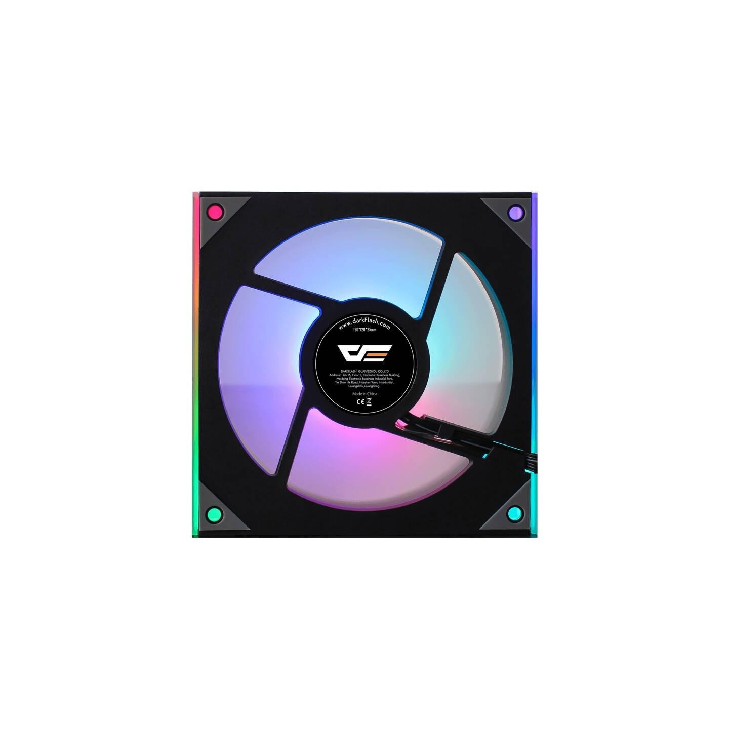 Darkflash DM8 ARGB Cooling Fan (Black)