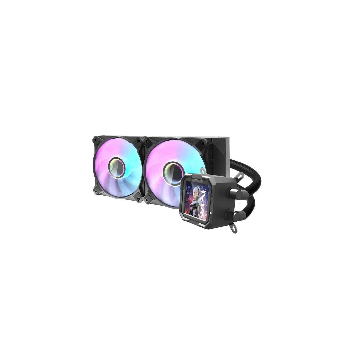Darkflash DV240S CPU water cooler (black)