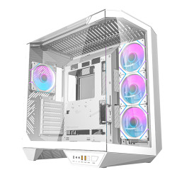 View product Darkflash DY470 computer case (white) + 4 fans + GPU bracket