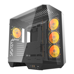 View product Darkflash DY470 computer case (black) + 4 fans + GPU bracket
