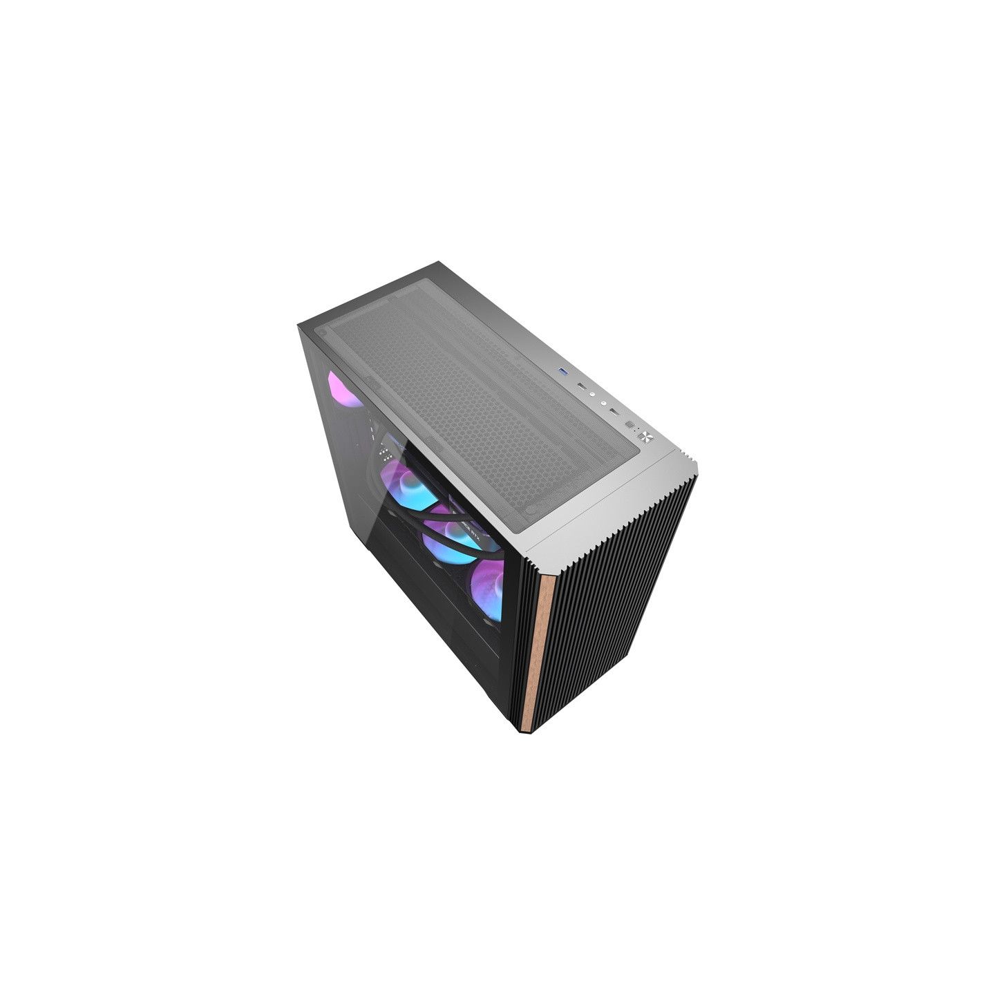 Darkflash DS900WS computer case (black) + 4 fans
