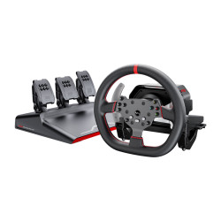 View product PXN-V10 Pro gaming set - steering wheel + pedals + mounting clamps (PC / PS4 / Xbox One / Xbox Series X|S)