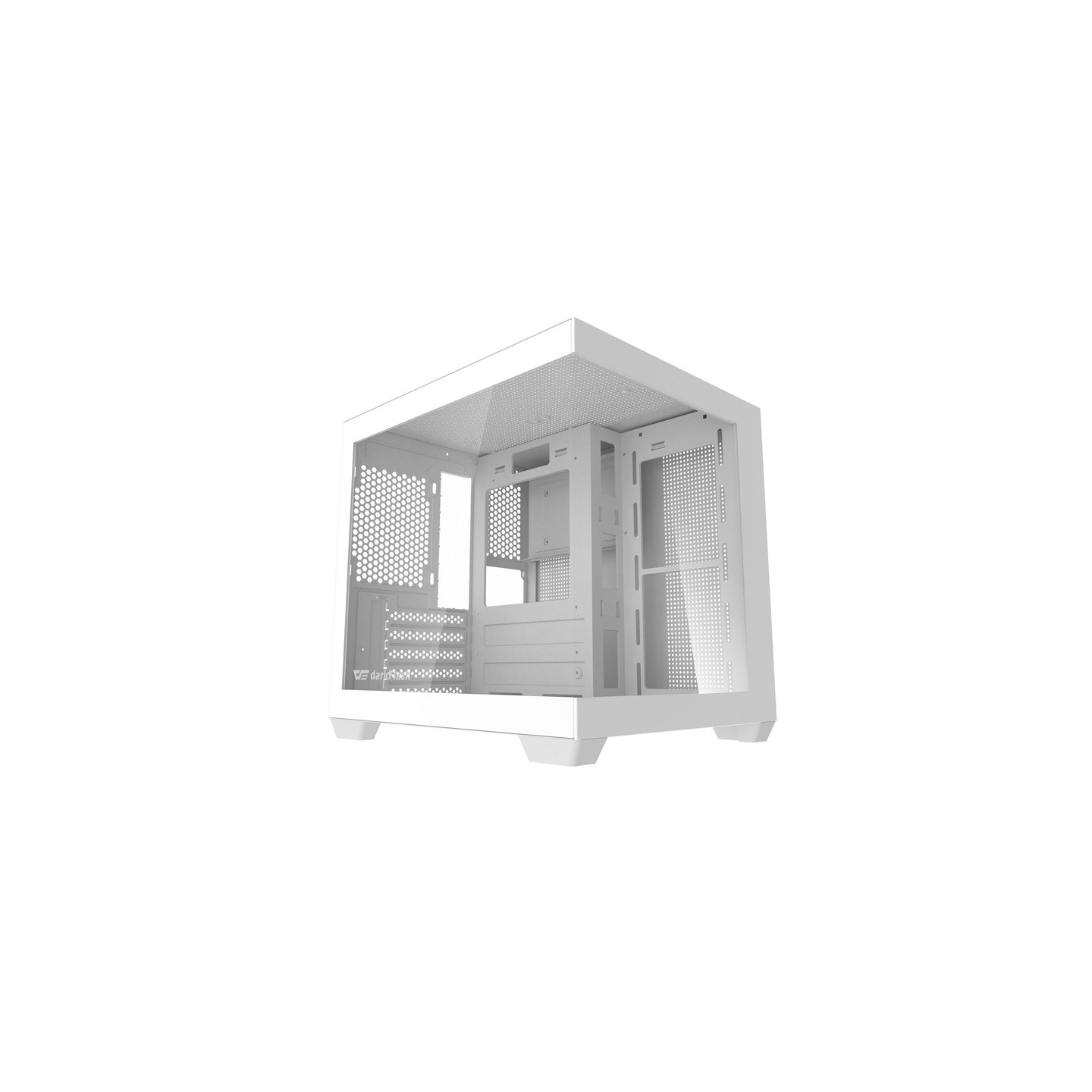 Darkflash C275P computer case without fans (White)