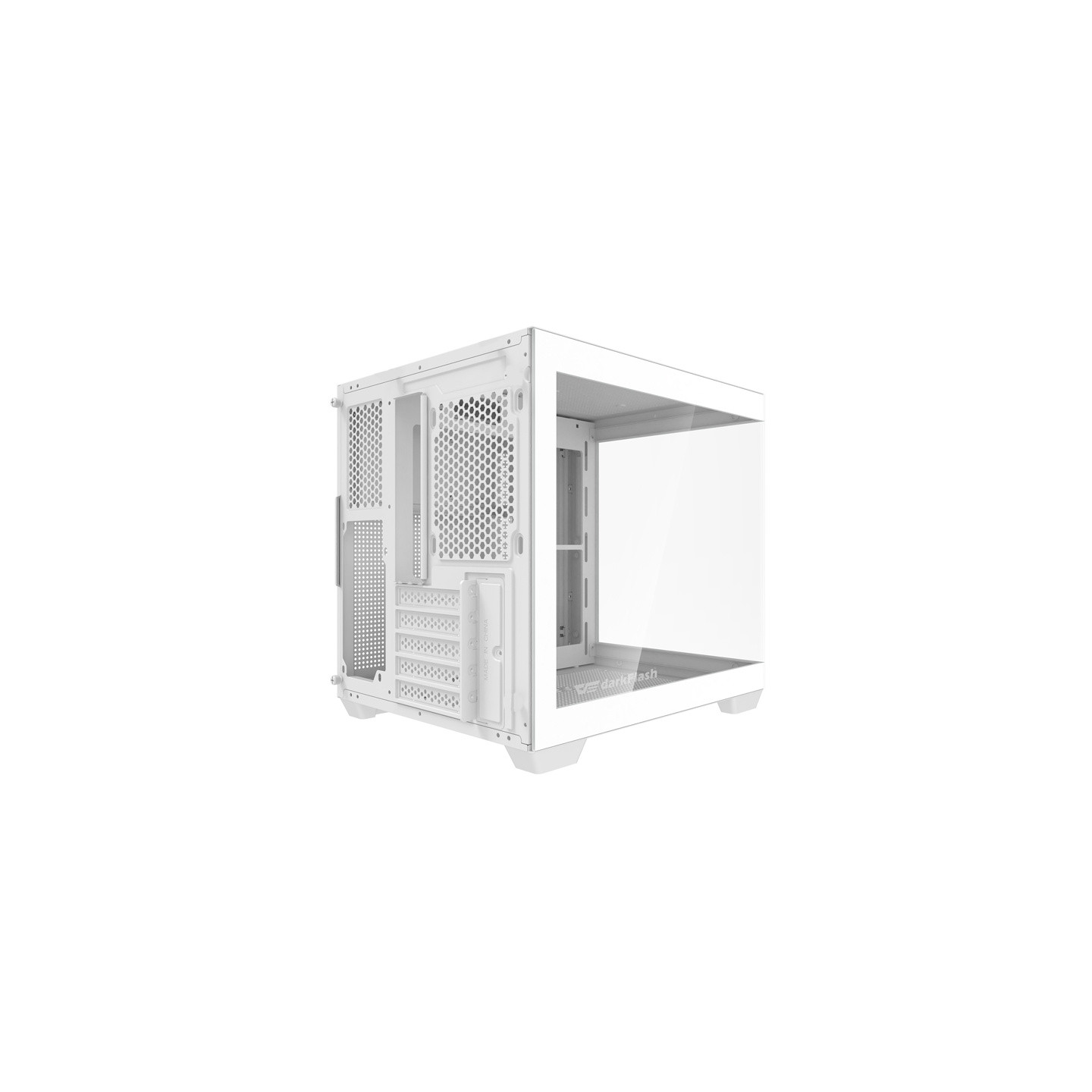 Darkflash C275P computer case without fans (White)