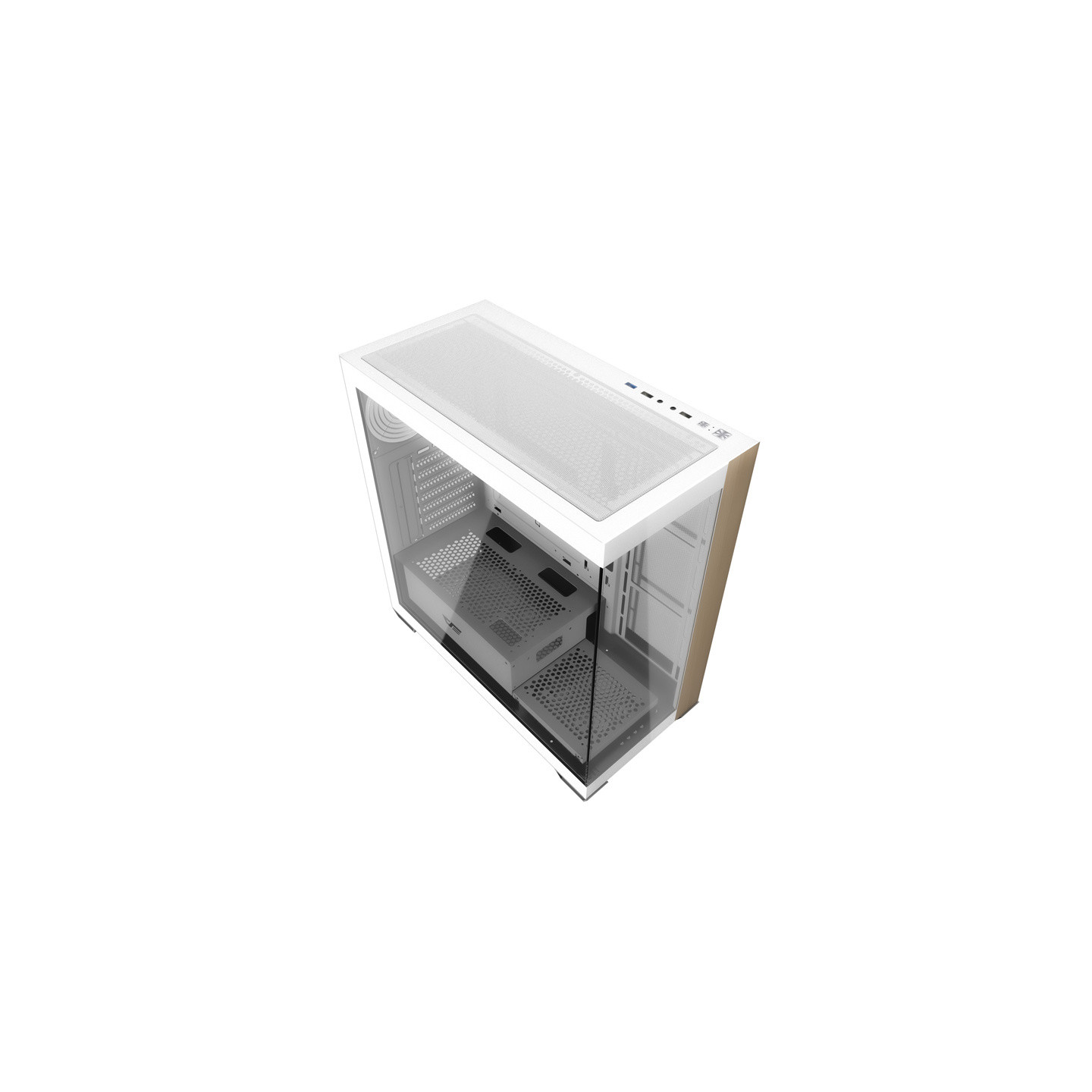 Darkflash DS900W computer case without fans (White)