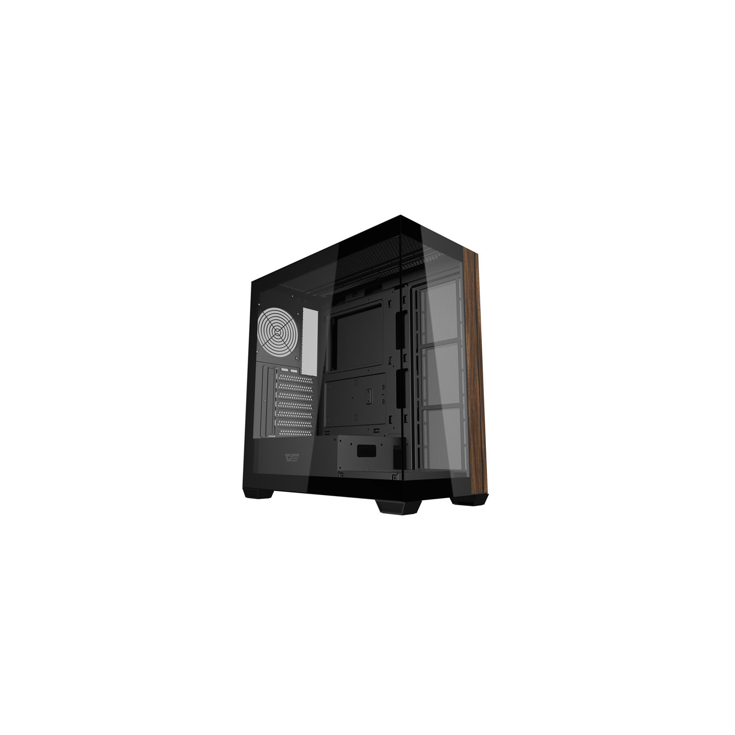 Darkflash DS900W computer case without fans (Black)