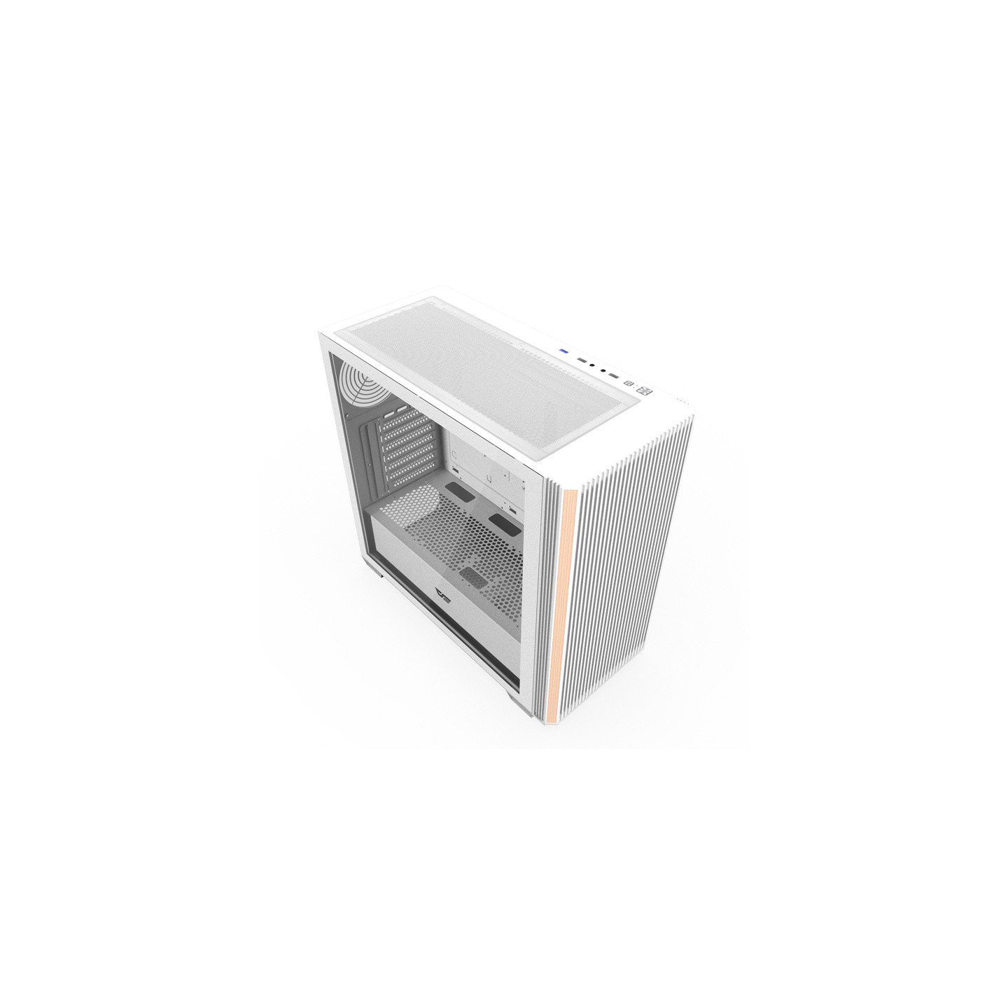 Darkflash DS900WS ATX computer case without fans (White)