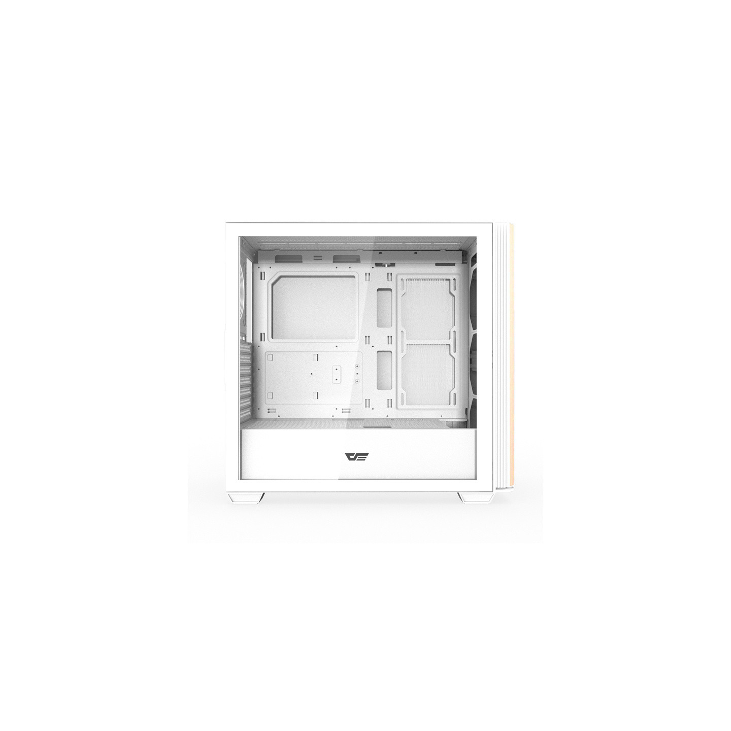 Darkflash DS900WS ATX computer case without fans (White)