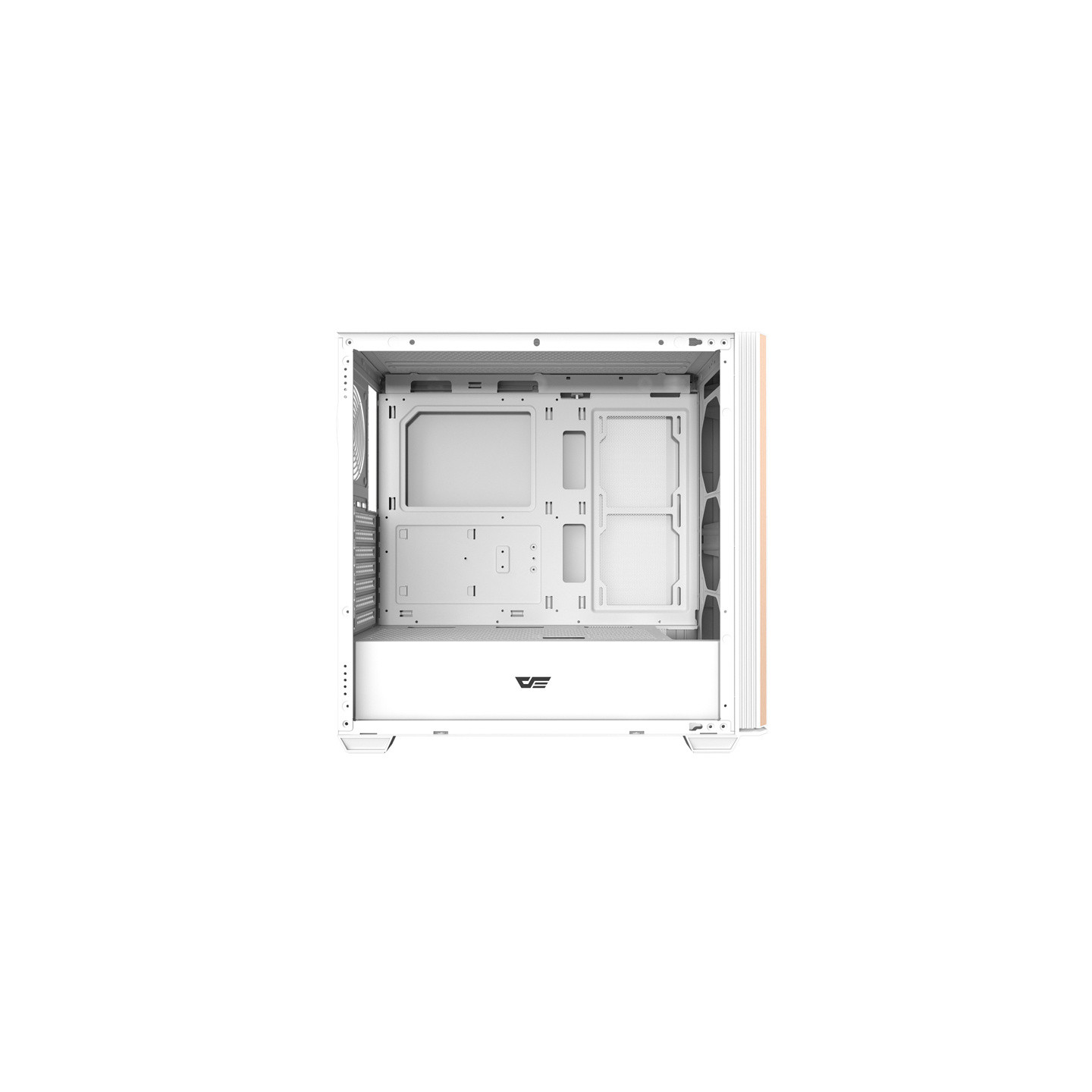Darkflash DS900WS ATX computer case without fans (White)
