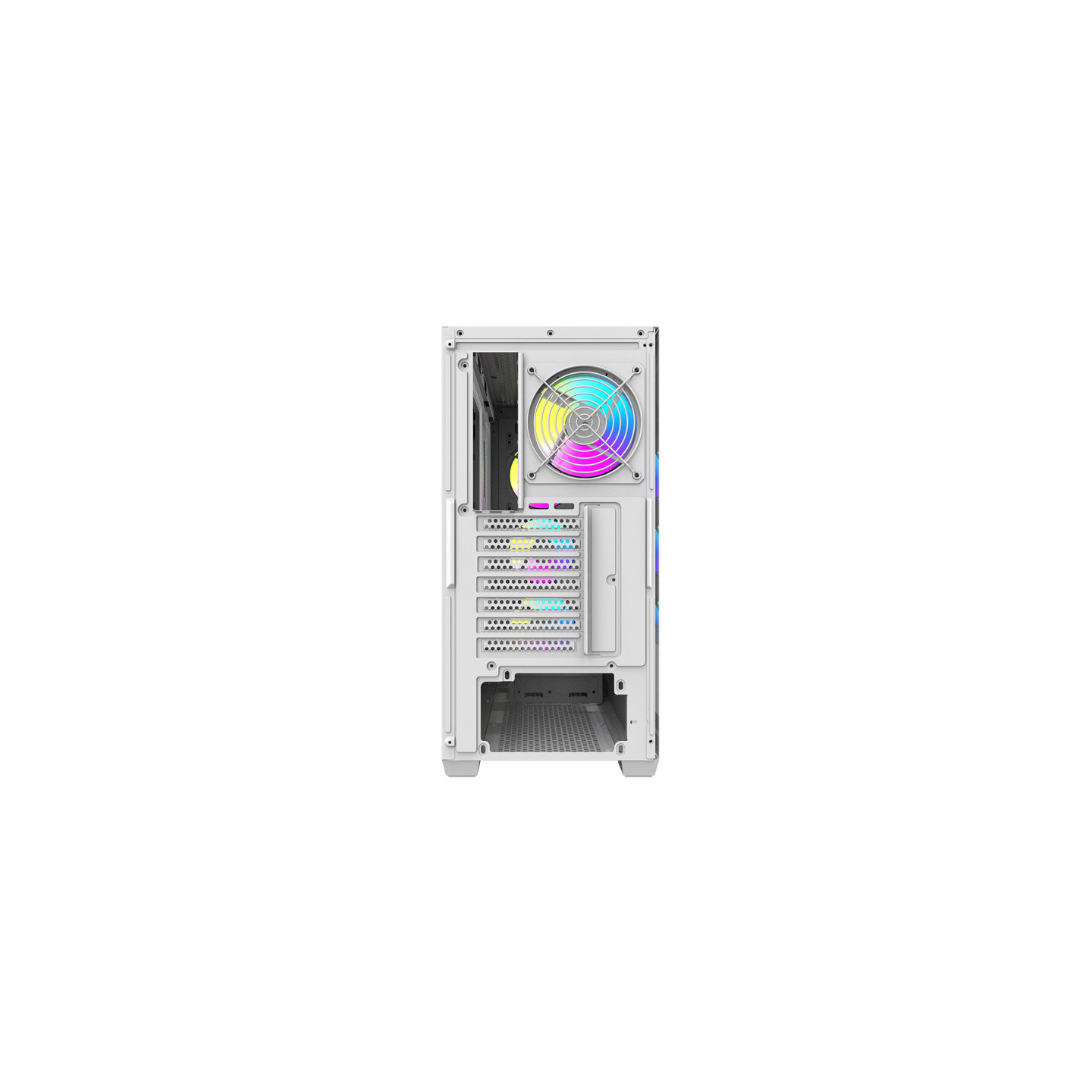 Darkflash DS900WS computer case (White) + 4 ARGB fans