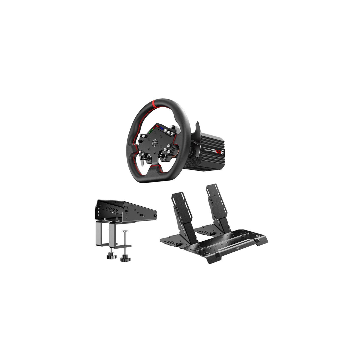 PXN VD6 DBT kit - VD6 base + WDS R2 handlebars + PD HM brake/gas pedals + Z9 clamp