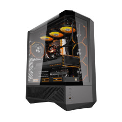 View product Darkflash DY460 computer case (Black) + 4 ARGB fans