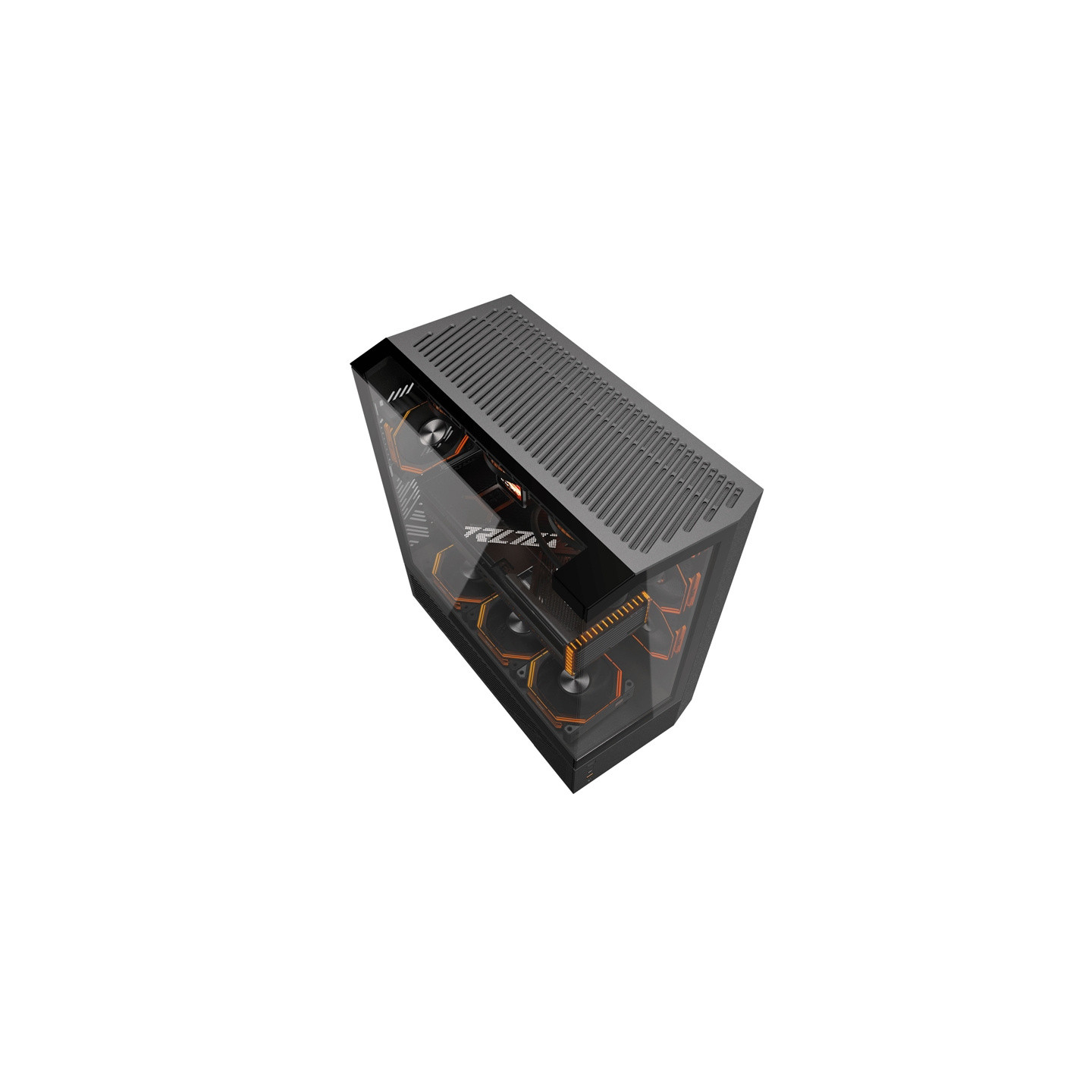 Darkflash DY460 computer case (Black) + 4 ARGB fans