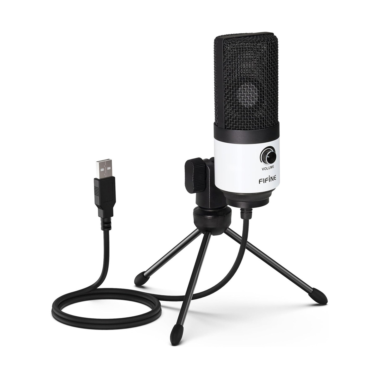Fifine K669BW studio microphone (white)