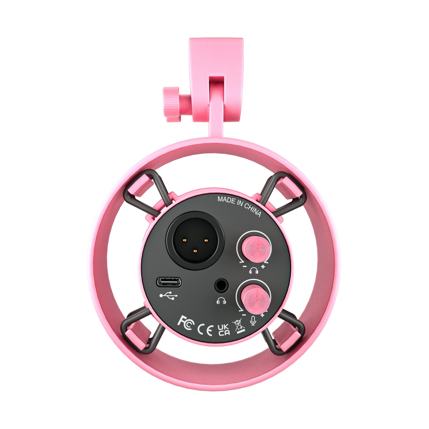 Fifine K688P dynamic microphone (pink)
