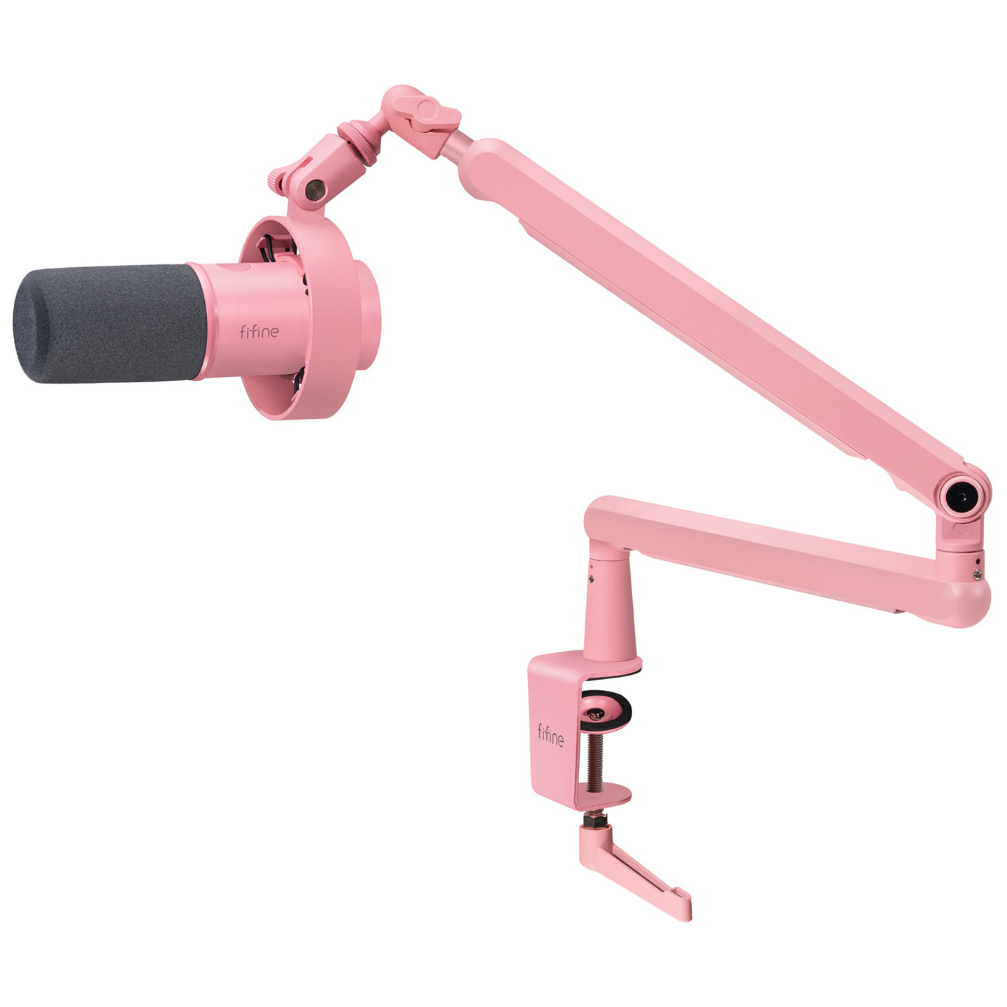 Fifine T688P dynamic microphone (pink)