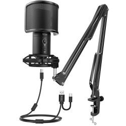 View product Fifine T683 condenser microphone (black)