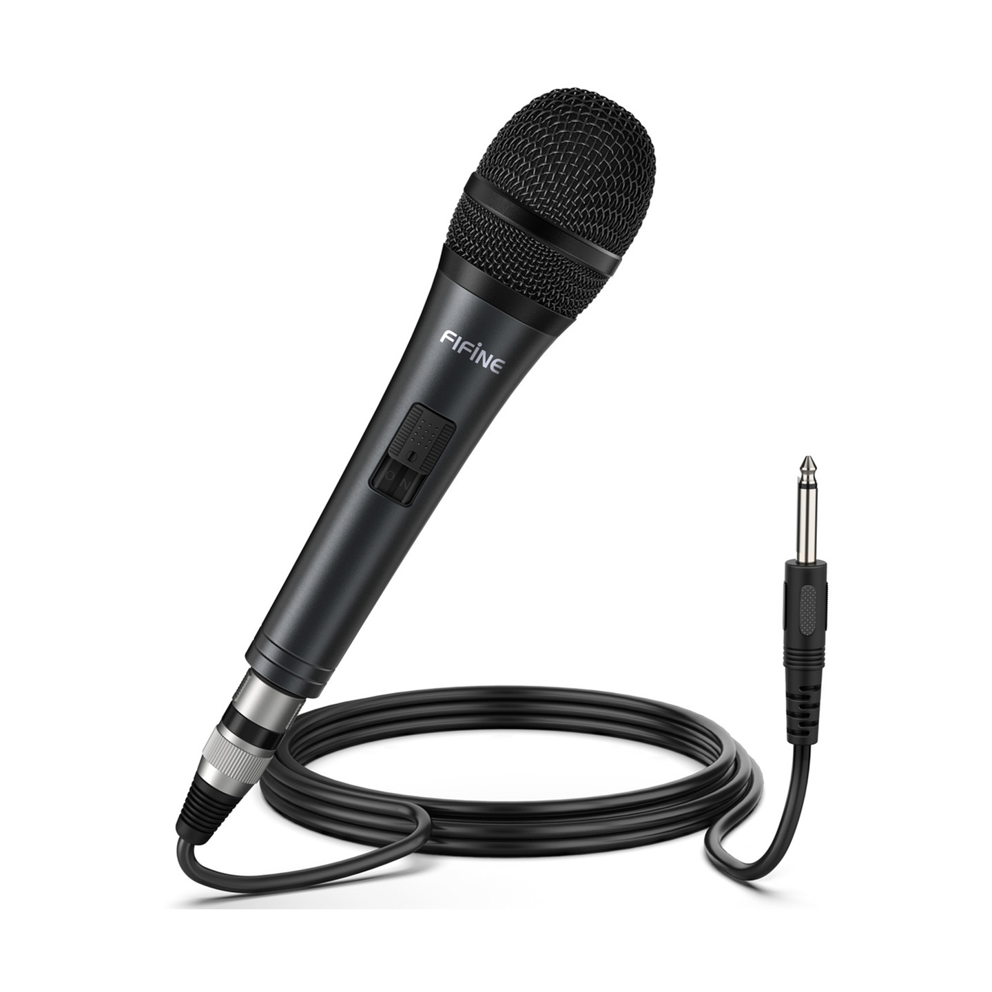 Fifine K6 dynamic vocal microphone (black)