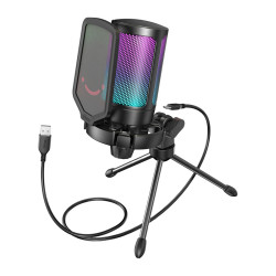 View product Fifine A6V condenser gaming microphone (black)