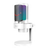 Fifine A8W condenser microphone with stand (white)